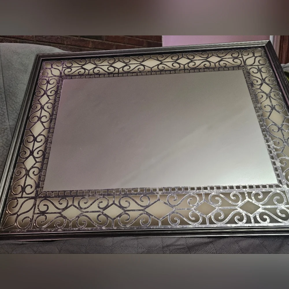 Elegant Silver Wall Mirror